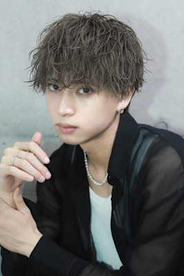 韓国風無造作マッシュ