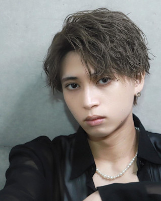 無造作かき上げマッシュ