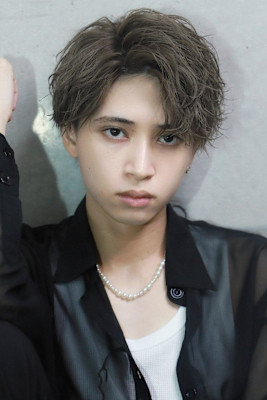 無造作かき上げマッシュ