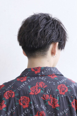 【ツイスパ】ショートセンターパート