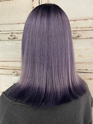 グラデーション ダブルカラー × パープル ダークパープル