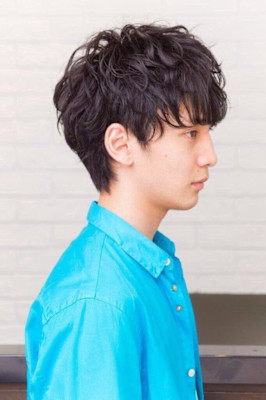 重めマッシュパーマ