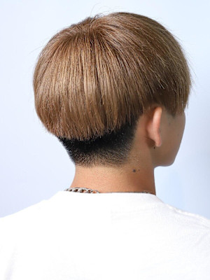 シースルーマッシュ ミルクティーベージュ