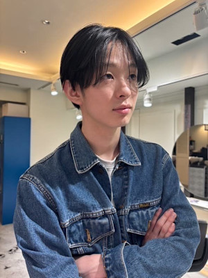 メンズショートボブ