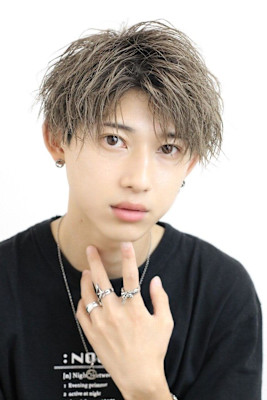 2WAY前下がりセンターパート