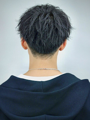 王道無造作マッシュソフトツイストパーマ