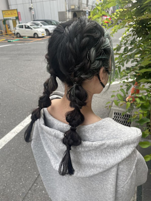 編みおろしヘア【錦糸町北口】ayaka