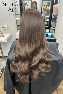 カラー＋羽エクステ