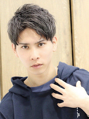 爽やかハーフアップショート