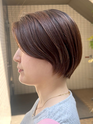 ショートカット/ショートボブ/大人可愛いショートヘア/小顔