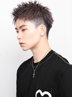 ツイストグレージュショート