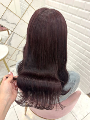 ブリーチなしラベンダーピンク＊まゆ