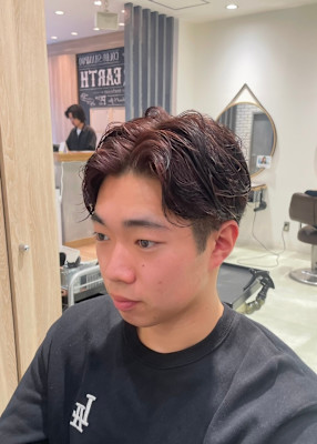 毛流れナチュラルパーマ【三軒茶屋】