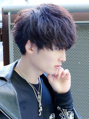 ナチュラル束感サイドパートモテマッシュ