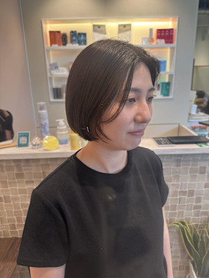 ミニボブ/アッシュグレー