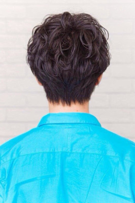 重めマッシュパーマ