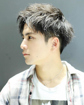 ツイストハーフアップショート