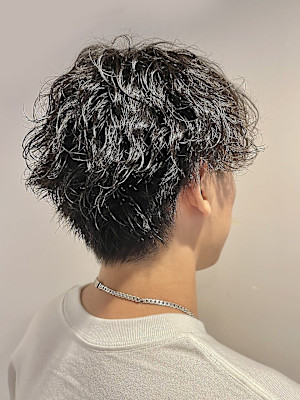 ツイスパスタイル/ニュアンスパーマ/メンズカット