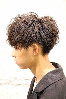 【ふわぼさ質感】ナチュラルサイドパートマッシュ