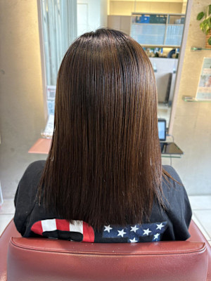 髪質改善ストレート