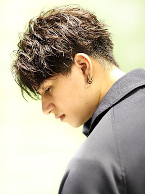 ナチュラルに決まる、ソフツイセンターパート