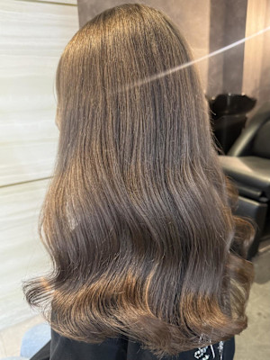 《ゆい》ミルクティーグレージュ/グレージュ