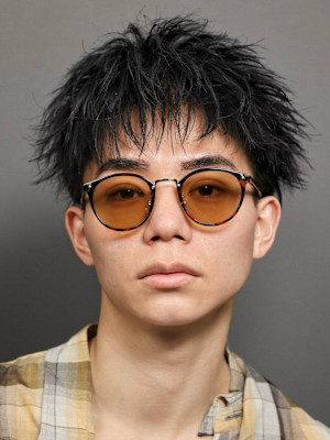 メンズ【ダウンバングショート】ツイストパーマ