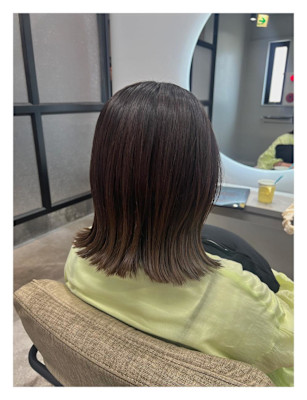 切りっぱなしボブ