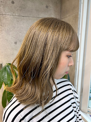 ダブルカラー/ミルクティーベージュ