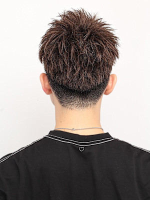 ツイストグレージュショート