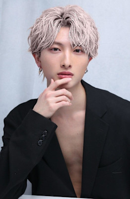 ホワイトシルバーアッシュサーフフェザーショート