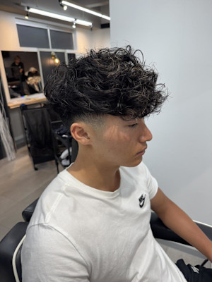 メンズ/フェード/ツイスパ/フェード/メッシュ/短髪/大宮