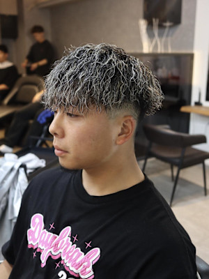 メンズ/フェード/ツイスパ/フェード/メッシュ/短髪/大宮