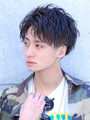 爽やかハーフアップバングショート