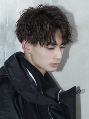 無造作センターパート