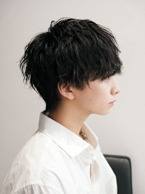 ゆるふわ波巻きメンズパーマ