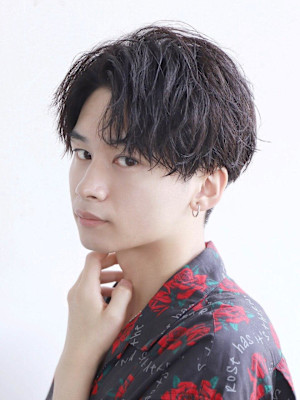 【ツイスパ】ショートセンターパート