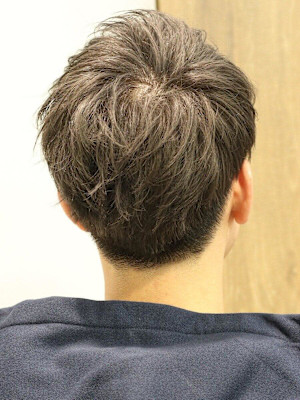 爽やかハーフアップショート