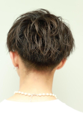 ハーフアップバング