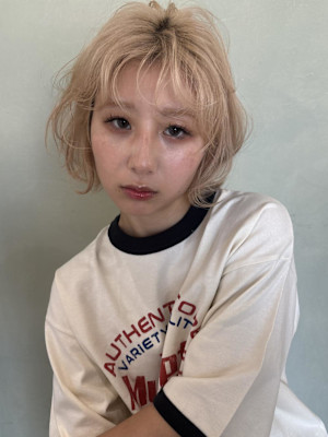 ゆるふわウェーブボブ