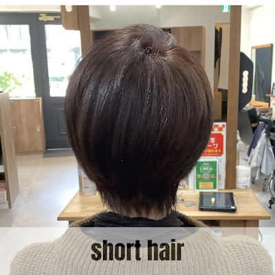 お客様スタイル 大人ショート