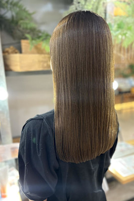 髪質改善カラー／グレージュカラー