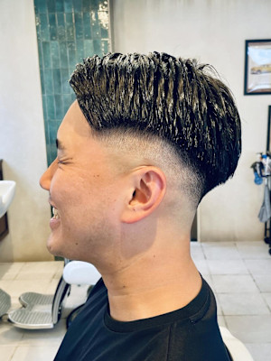 【20代 男性】ロンドン七三スキンフェード（大宮/バーバー）