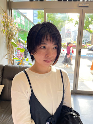 アシンメトリーショート