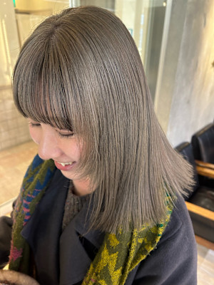 前髪インナー/グレージュ