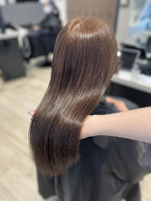 Mako アッシュベージュ 透明感 ブリーチなし　似合わせ