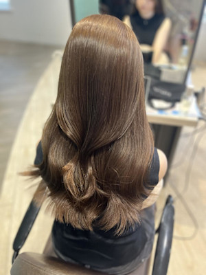 Mako マロンベージュ 透明感 ブリーチなし 似合わせ