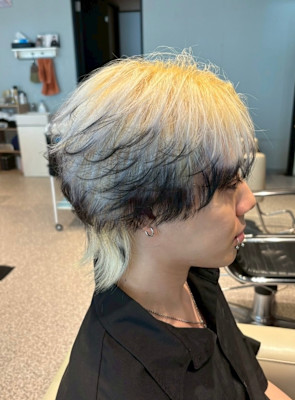 メンズカット/ダブルカラー