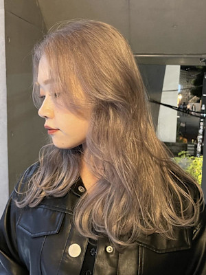 ミルクティーベージュ/グレージュ/ハイトーン/ブリーチ