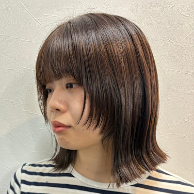 顔まわりレイヤーボブ◎